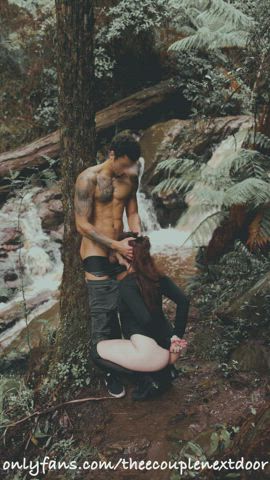 blowjob Exhibitionism Exhibitionist Interracial OnlyFans Public Real couple Standing Doggy r/CaughtPublic Porn GIF